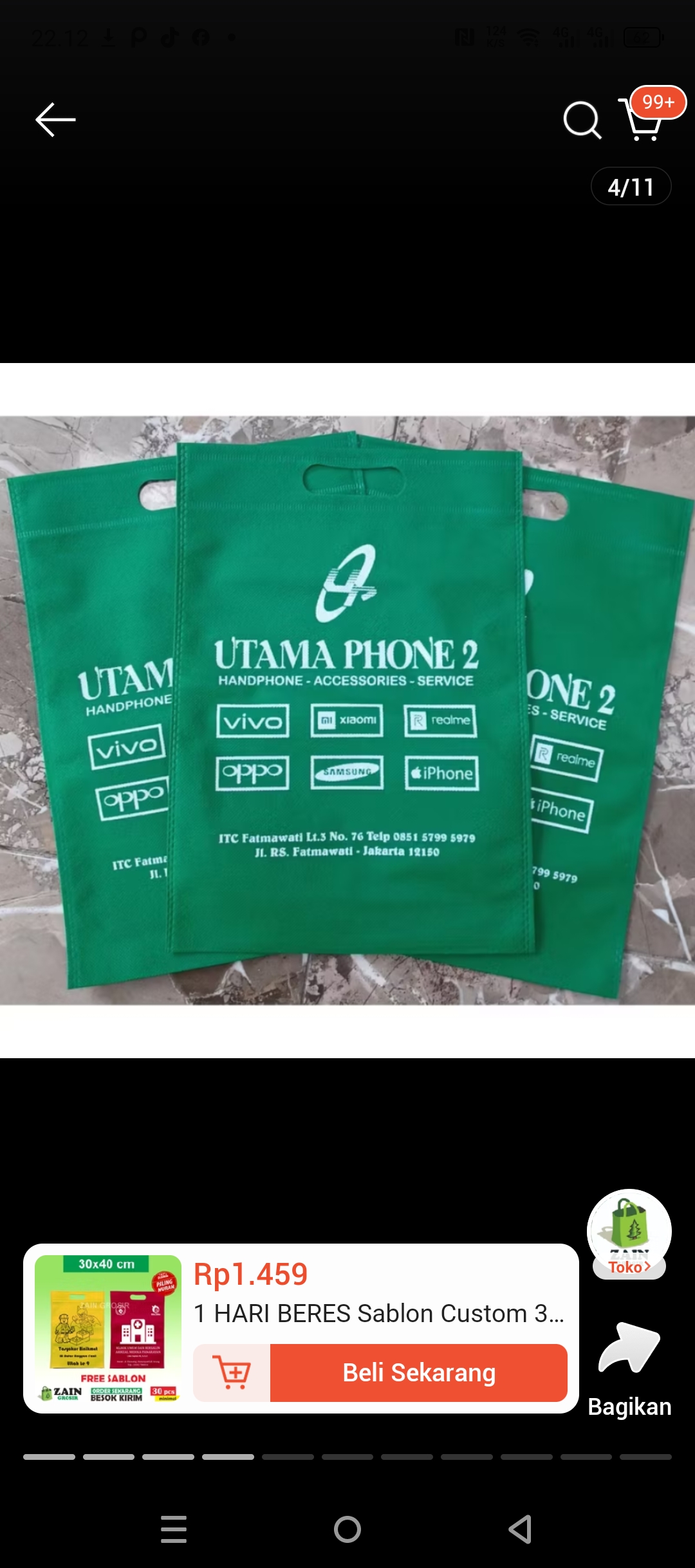 Sablon Custom